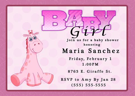 Party City Baby Shower Invitations Girl | wmmfitness.com