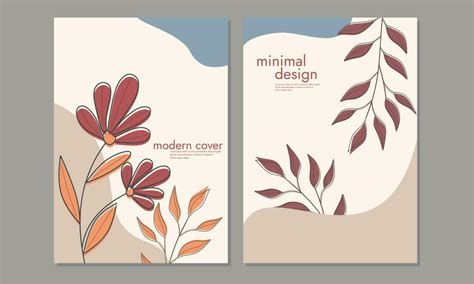 Abstract Cover Page Template. Modern cover page set background ...