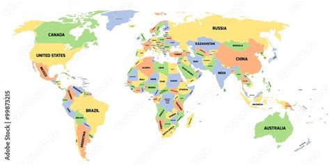 Map Of Countries In The World