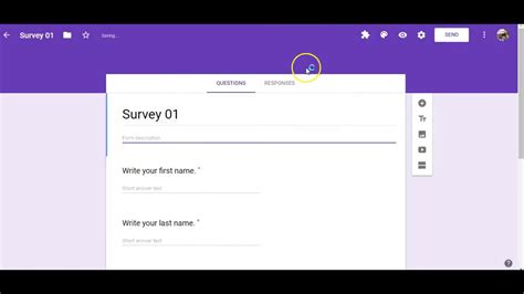 How To Make A Google Form Survey Youtube - Riset