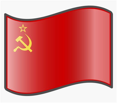 Transparent Soviet Flag Png - Soviet Union Emoji Flag, Png Download ...