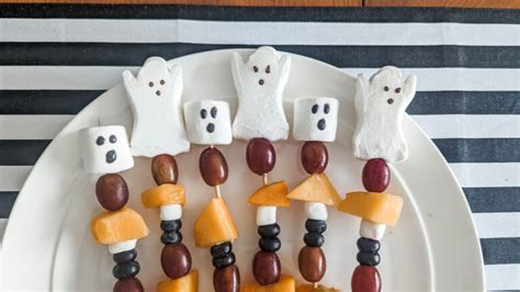 Halloween Fruit Skewers - Healthy Halloween Treats - From Liz with Love