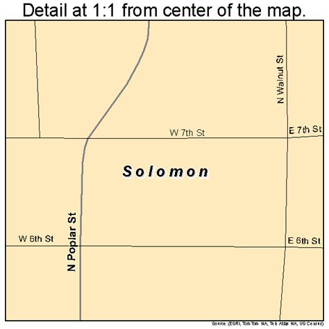 Solomon Kansas Street Map 2066275