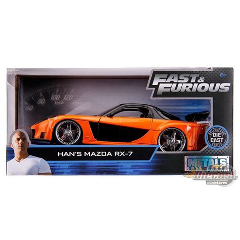 Han's Mazda RX-7 - The Fast and the Furious - Jada 1/24 - 30732 ...