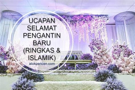 Ucapan Selamat Pengantin Baru (Ringkas & Islamik)