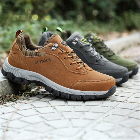 Men’s Good Arch Support Outdoor Breathable Walking Shoes – Reinsho