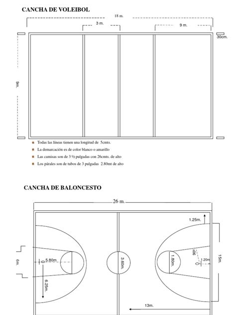 Total 84 Imagen Medidas Reglamentarias Dela Cancha Del Voleibol