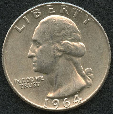 1964-D Washington Quarter Dollar Silver Coin | Pristine Auction