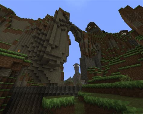 A mountain village Minecraft Map