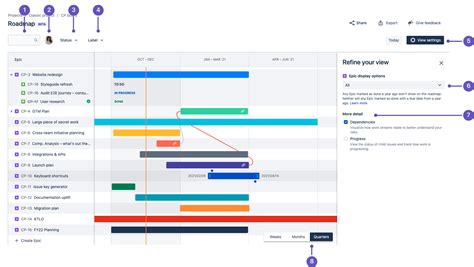 Product Roadmap Template Jira