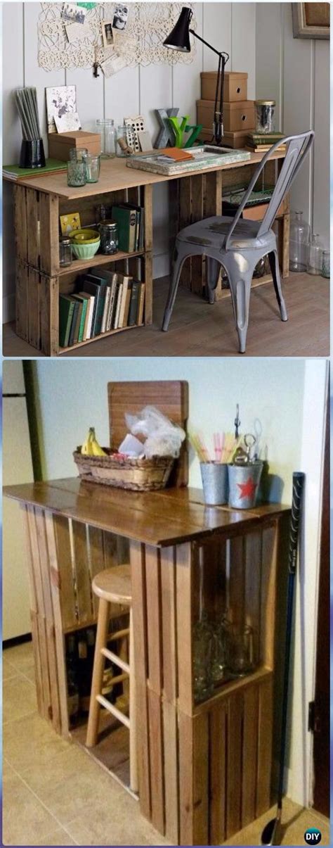 DIY Wood Crate Furniture Ideas Projects Instructions