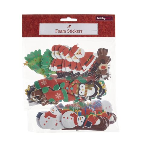 Classic Christmas Foam Stickers | Hobbycraft