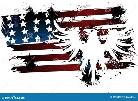 USA Flag Eagle Logo Vector | CartoonDealer.com #134795121