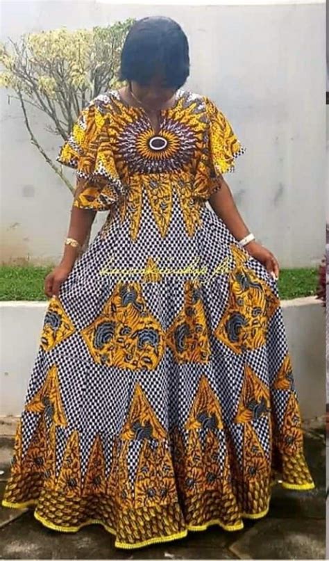 20 trending kitenge long dresses designs for fashionable ladies - Tuko ...