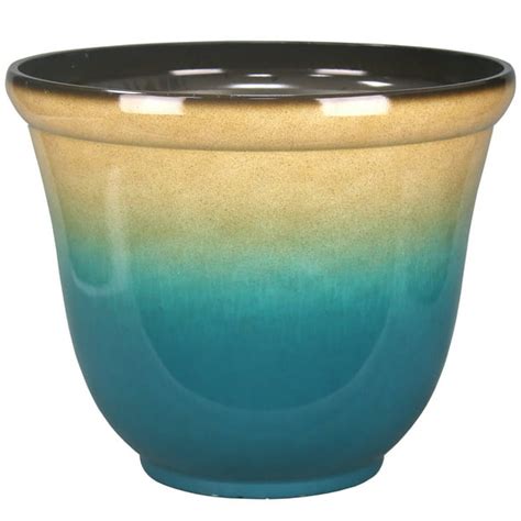 Better Homes & Gardens 22" Ombre Planter, Teal - Walmart.com - Walmart.com