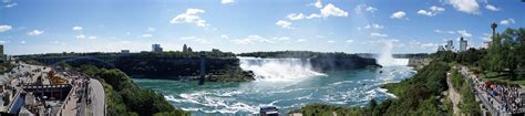 niagara falls summer panorama photo