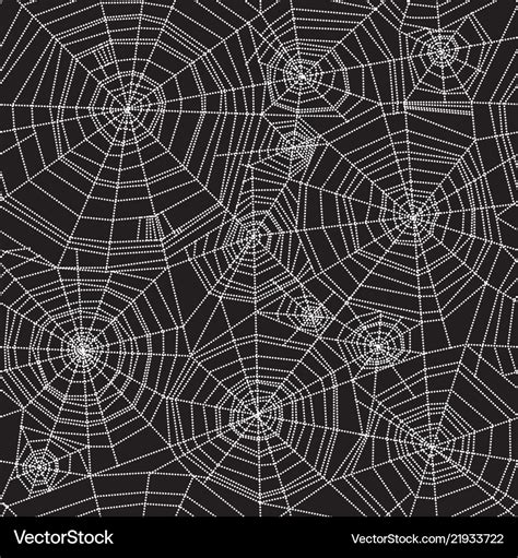 Abstract spider web halloween seamless pattern Vector Image