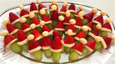 fruit skewers christmas