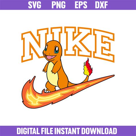 Nike Hitokage Svg, Nike Pokemon Logo Svg, Nike Logo Svg, Pok - Inspire ...