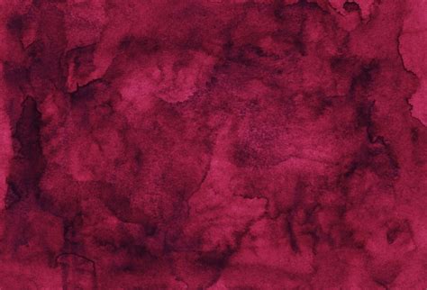 Premium Photo | Watercolor burgundy background texture hand painted ...