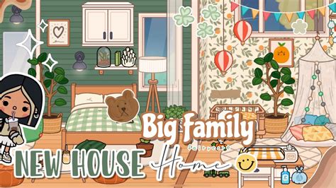 🧺New House Big Family Home | New Items [House Design] Toca Boca🌱 ...