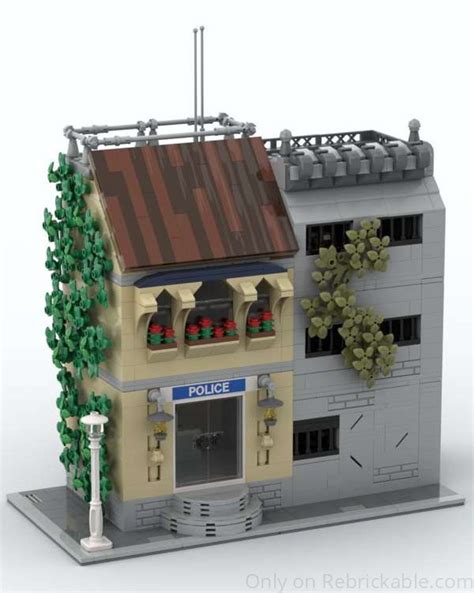 LEGO MOC Police Station by Imperial.Lego | Rebrickable - Build with LEGO