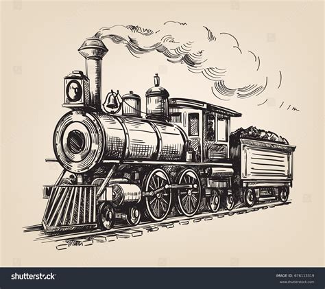 Steam Train Drawing Royalty-Free Images, Stock Photos & Pictures ...