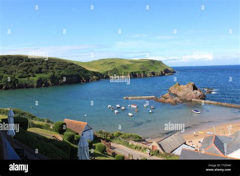 Hope Cove Beach and Harbour, Devon Stock Photo - Alamy