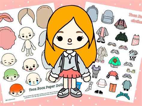 Toca Boca Paper Doll Boy