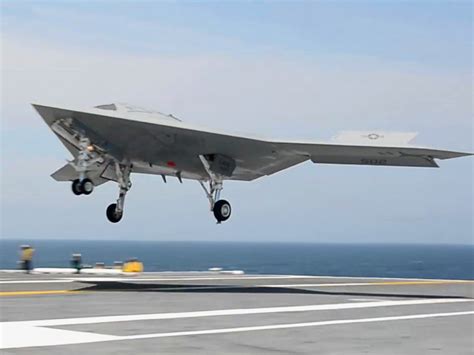 X-47B Navy drone completes first ever unmanned carrier landing