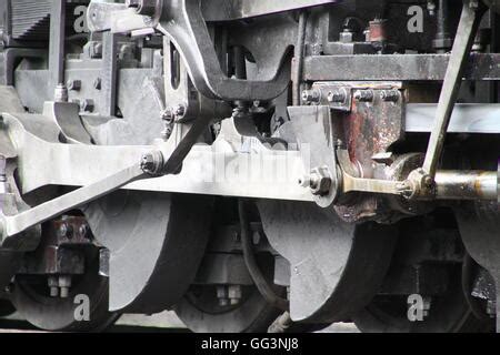 Parts of a steam locomotive Stock Photo - Alamy