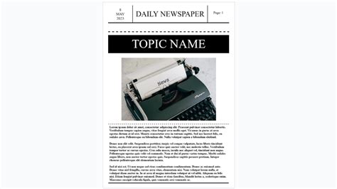 Get a Free Newspaper Template for Google Docs [3 Styles]