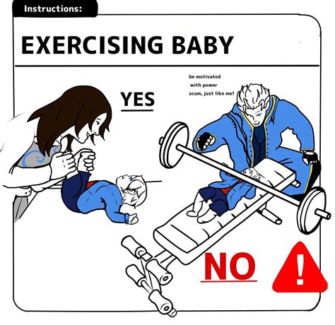 √ Exercising Baby Meme