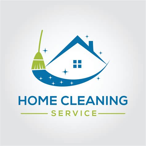 House cleaning service logo 12187860 Vector Art at Vecteezy