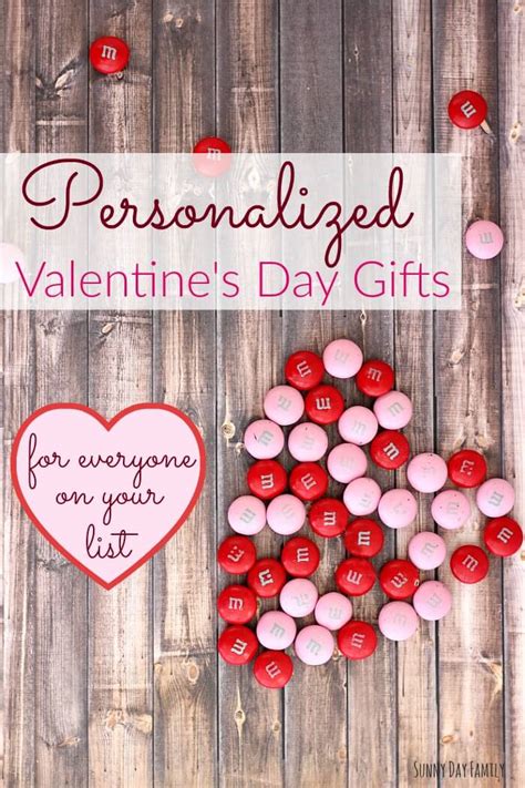 Personalized Valentine's Day Gifts for Everyone on Your List | Sunny ...