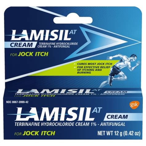 LamisilAT Prescription Strength Jock Itch Cream Antifungal for Burning ...