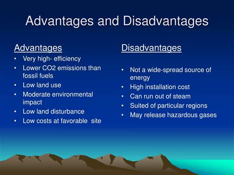 Advantages And Disadvantages Of Geothermal Energy