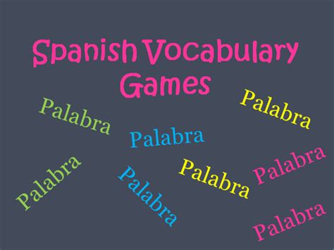 The Enlightened Elephant: FREE Spanish Vocabulary Games