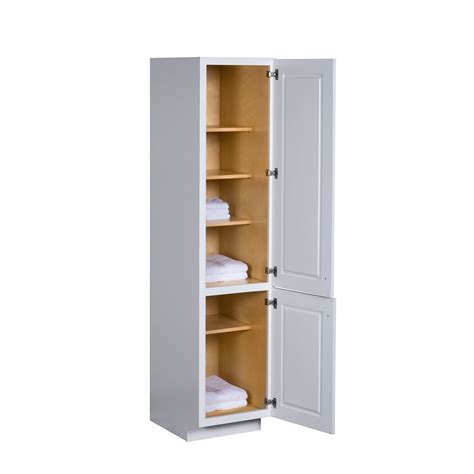 White Floor-standing Linen Cabinet - Semi-custom Collection – Broadway ...