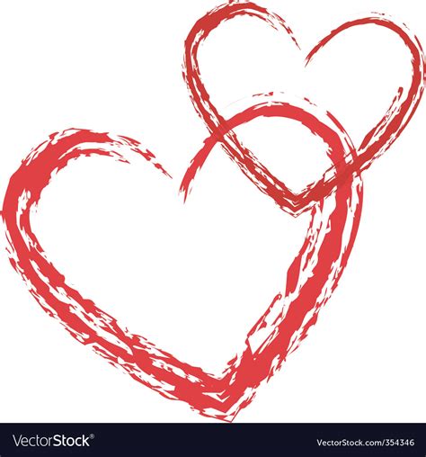 Love heart Royalty Free Vector Image - VectorStock