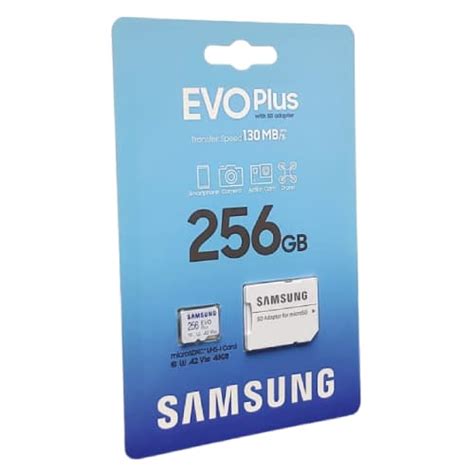 Samsung Evo Plus microSD Card - 256GB - PS Enterprise Gameshop