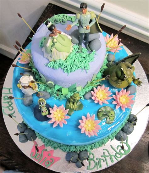 The Princess And The Frog Cake | Parti pastası, Doğum günü pastası ...