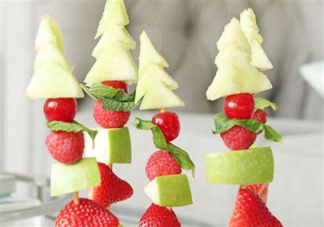 Christmas Fruit Skewers for Kids - Passion For Savings