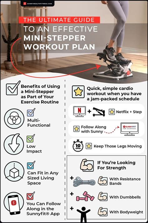 The Ultimate Guide to an Effective Mini-Stepper Workout Plan | Stepper ...