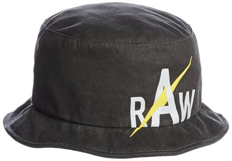 G-Star Raw Men's Blaker Bucket Hat In Pigment Cotton, Black, One Size ...