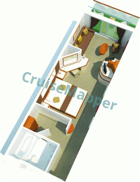 Ventura cabins and suites | CruiseMapper