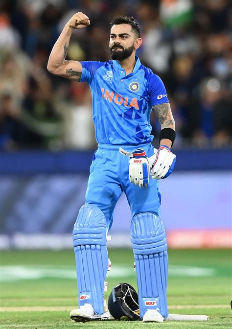 Virat Kohli celebrates an iconic innings and victory | ESPNcricinfo.com