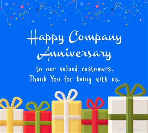 100+ Company Anniversary Wishes and Messages | WishesMsg