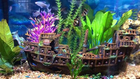 Pirate Ship Fish Tank Decorations Aquarium Pirate Ship Decorations Fish ...