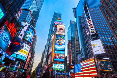 Times Square, featured with Broadway Theaters and animated LED signs ...